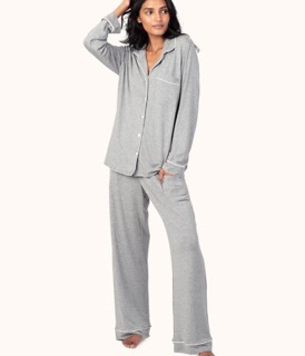 Lively NWT Heather Grey All-Day Lounge Wide Leg Pant Small